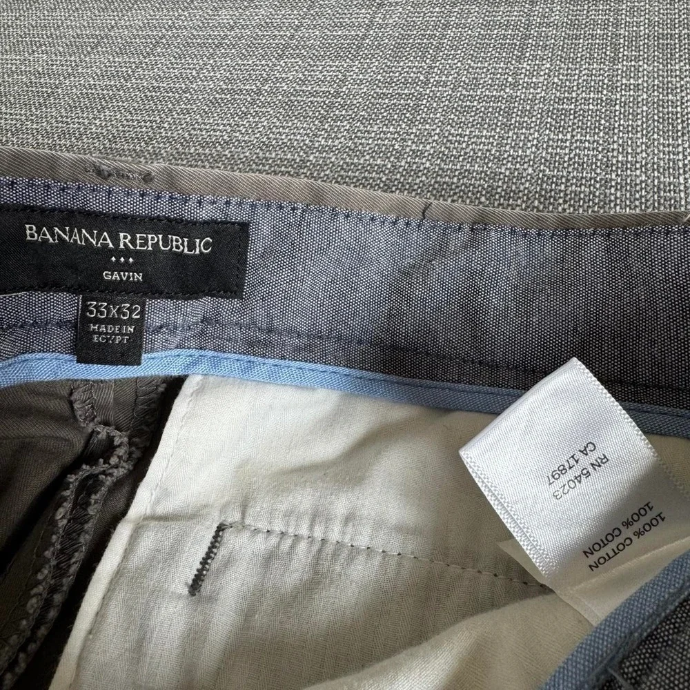 Banana Republic Gavin Men's ChinoPants Size 33x32